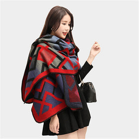 Luxury Plaid Cashmere Wrap